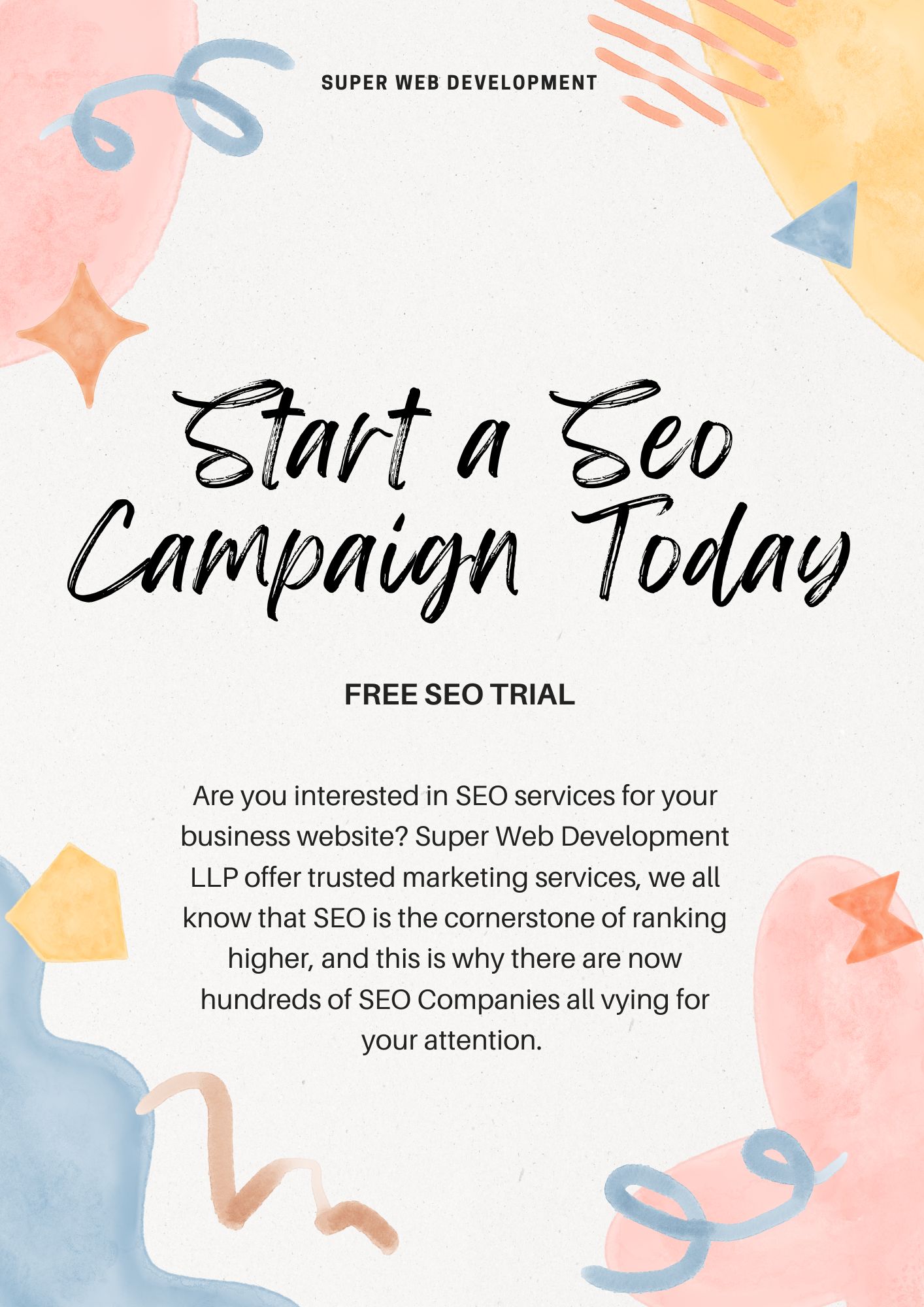 1 Weeks Free SEO Trial