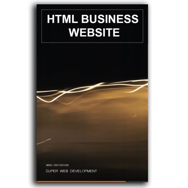 HTML Business Website - Super Web Development LLP